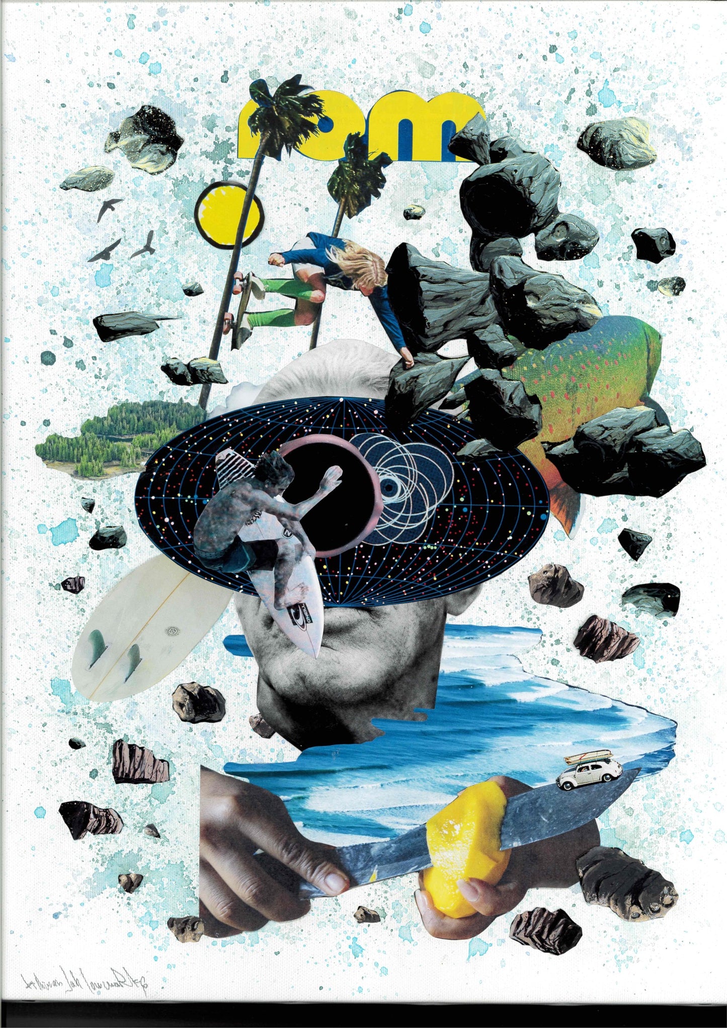 KILLIMAN JAH LOW WORKS 「GALAXY SEA」TEE SHIRT